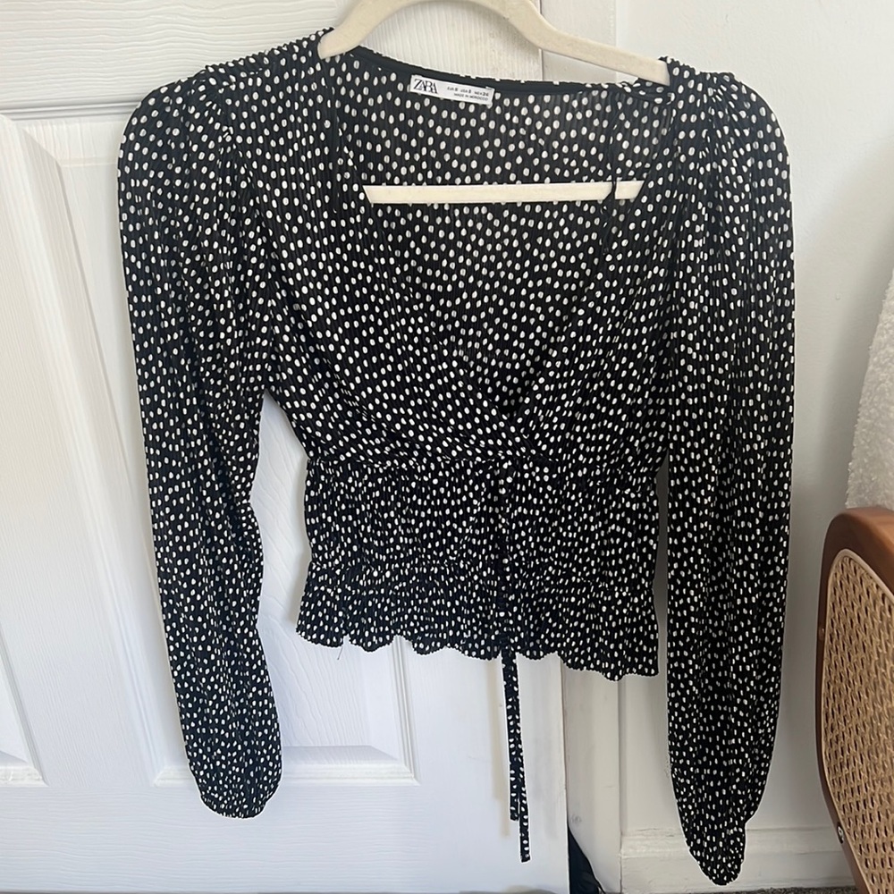 Zara Polka Dot Top